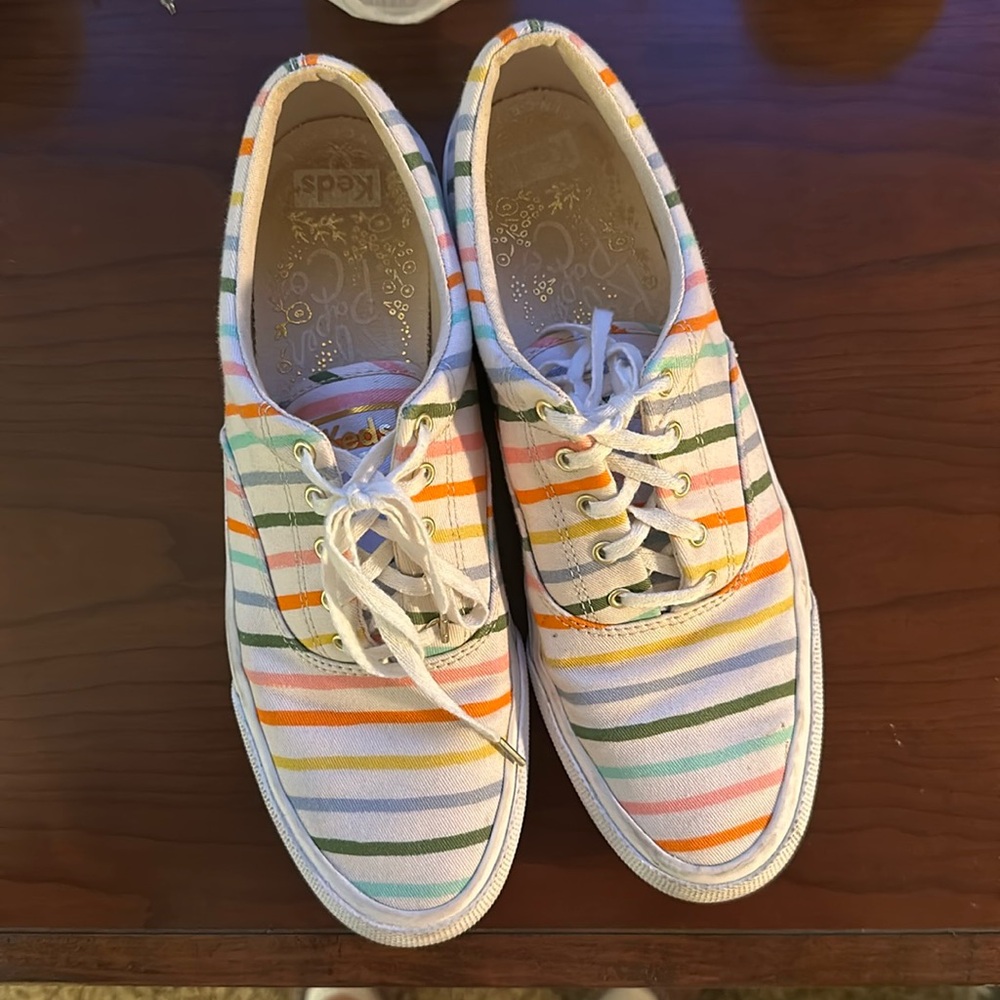 Keds x Riffle Paper Stripped Sneakers size 9.5